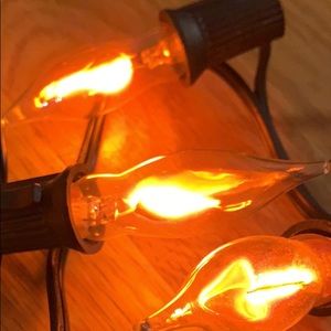 6 strands of Flickering lights